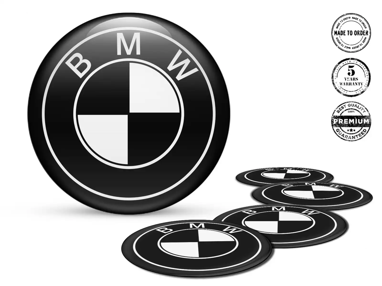 BMW Pegatina Tapacubos Estilo Núcleo Stellar Premium